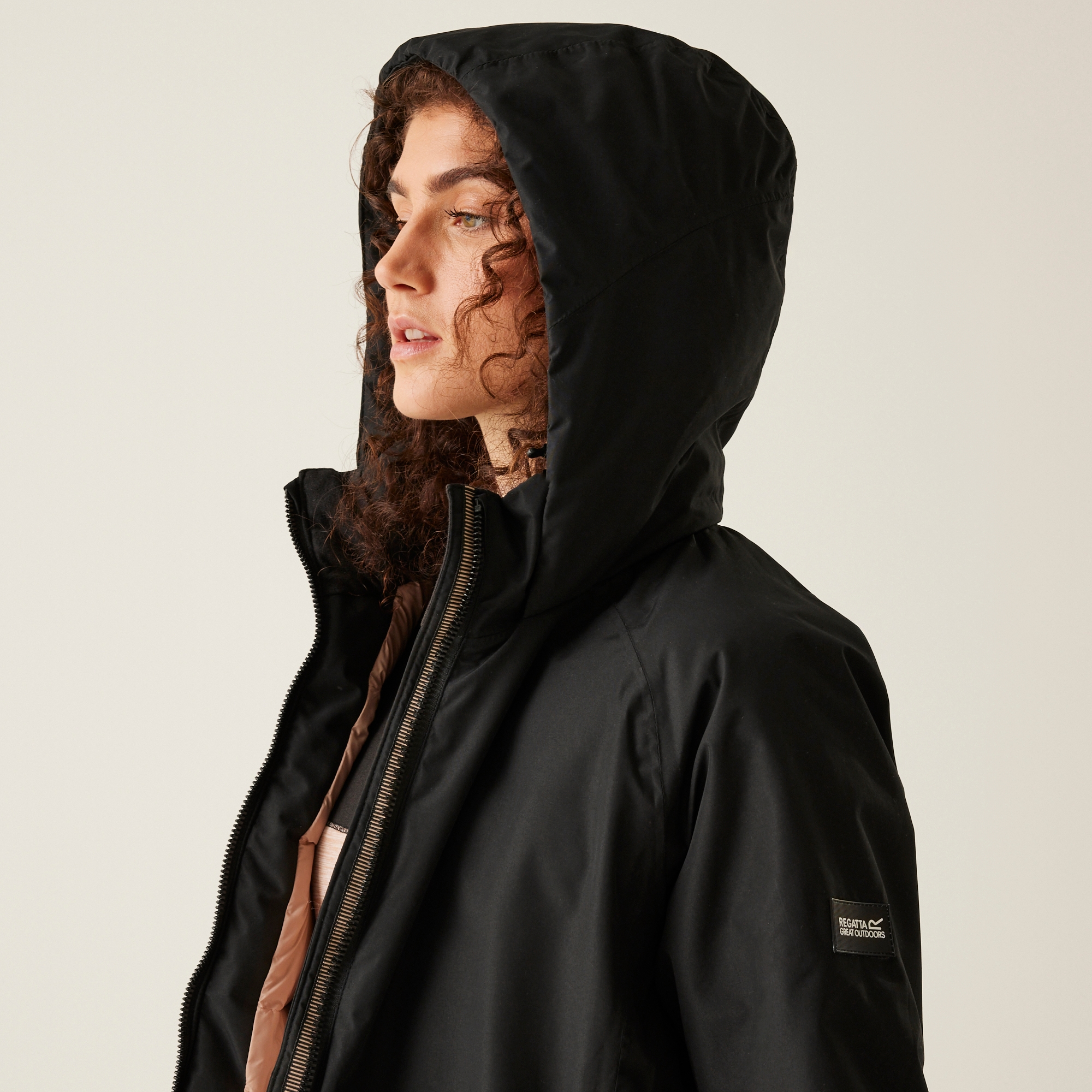 Women's Wentwood IX 3-in-1 Jacket | Black Warm Taupe Inner