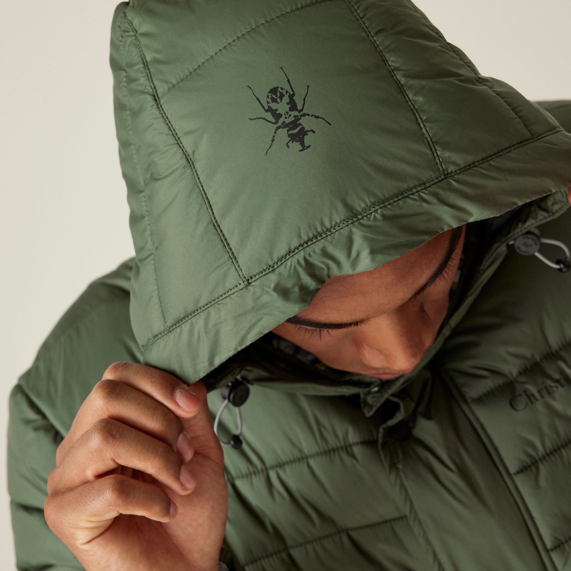 Christian Lacroix - Men's Collongues Long Padded Jacket | Thyme Leaf