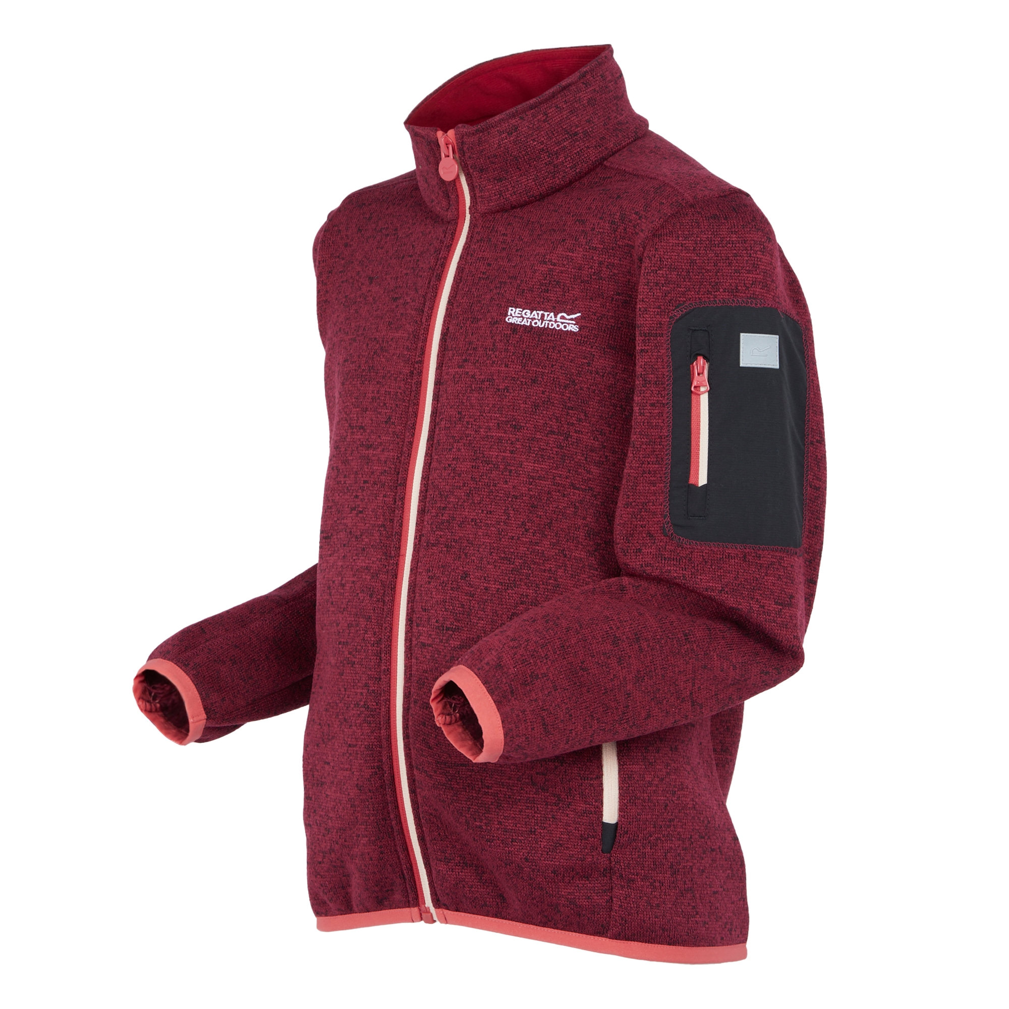 Kids' Newhill Full Zip Fleece | Rumba Red Red Sky