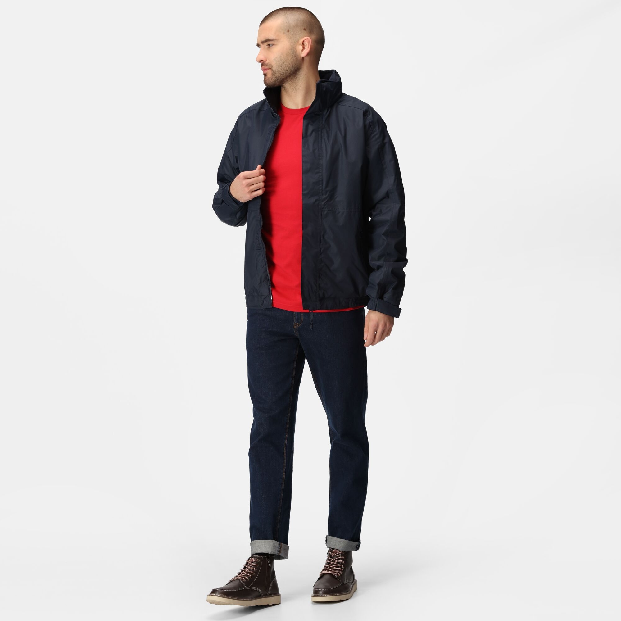 Men's Dover Fleece Lined Waterproof Insulated Bomber Jacket | Navy