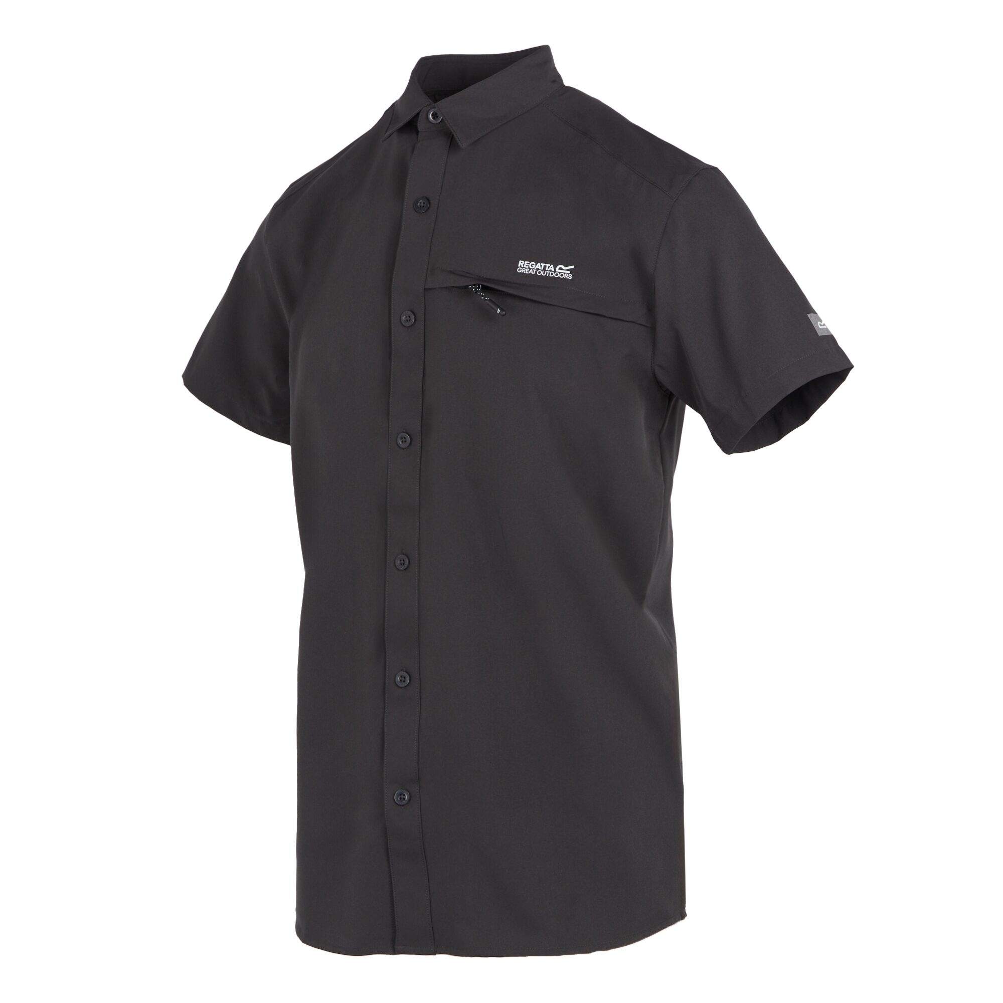Men's Insect-Repellent Packaway Short Sleeve Shirt | Ash