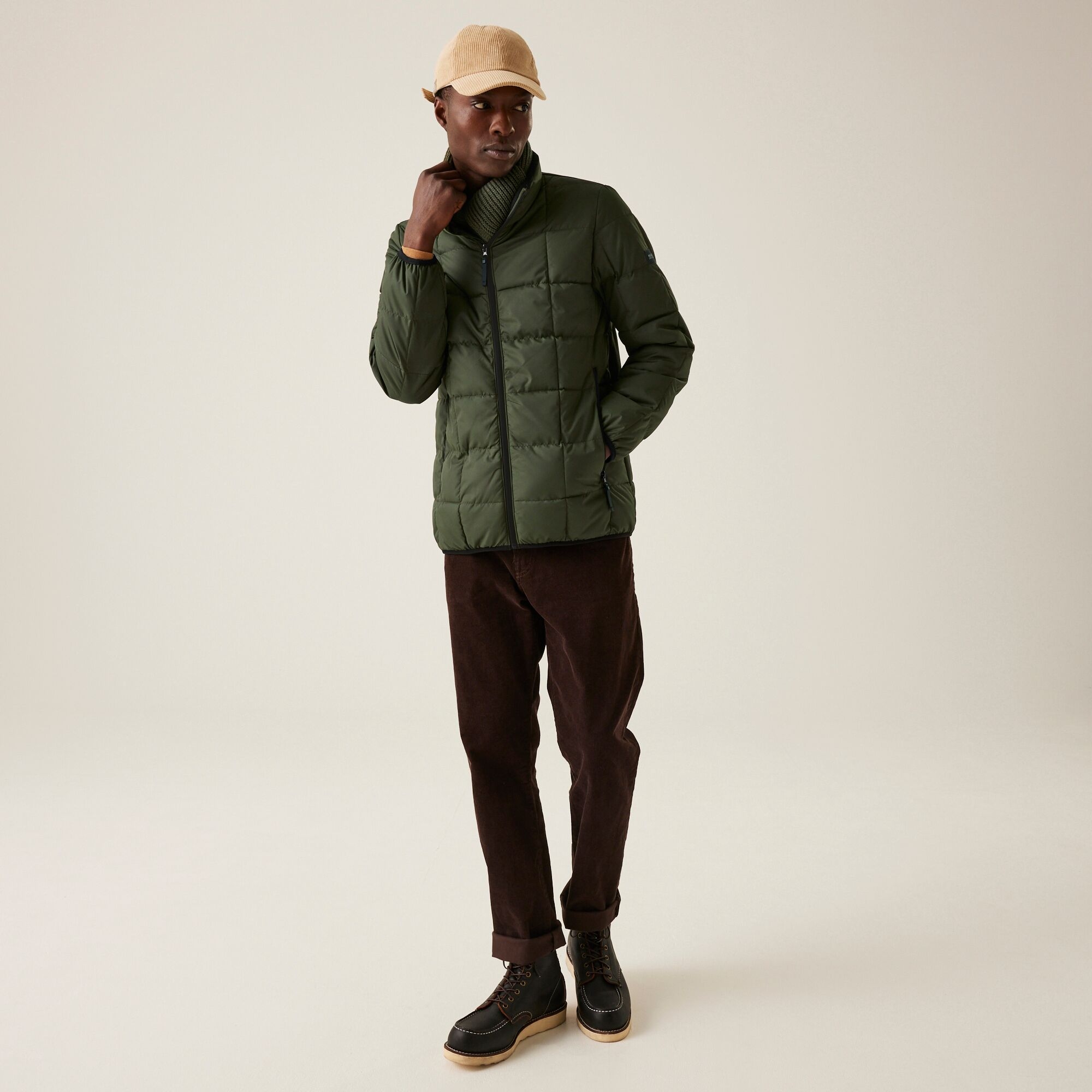 Men's Wilnor Padded Jacket | Dark Khaki