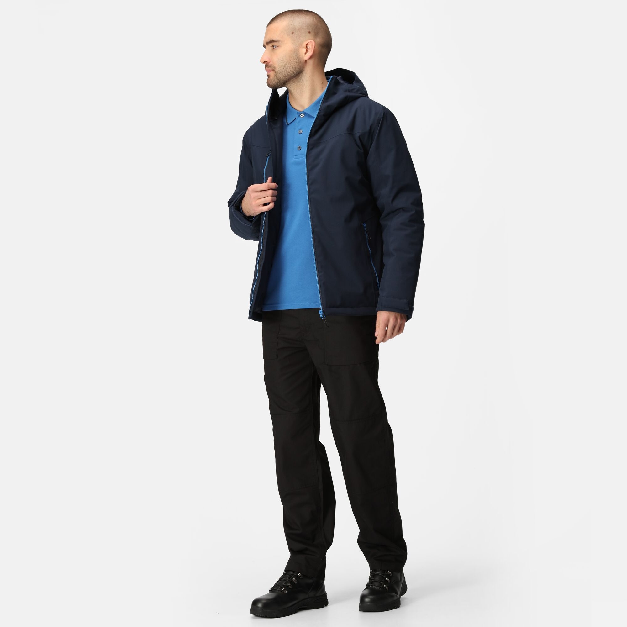Men's Navigate Insulated Jacket | Navy French Blue