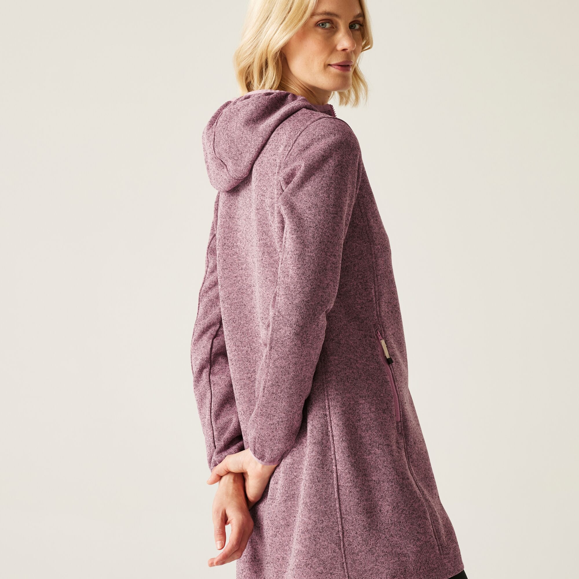 Women's Bloomfield Longline Fleece | Lilas Light Vanilla