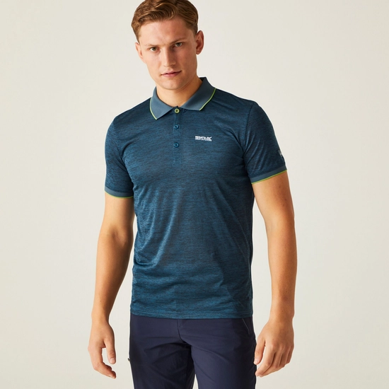 Men's Remex II Jersey Polo Shirt | Nephrite Green Solid