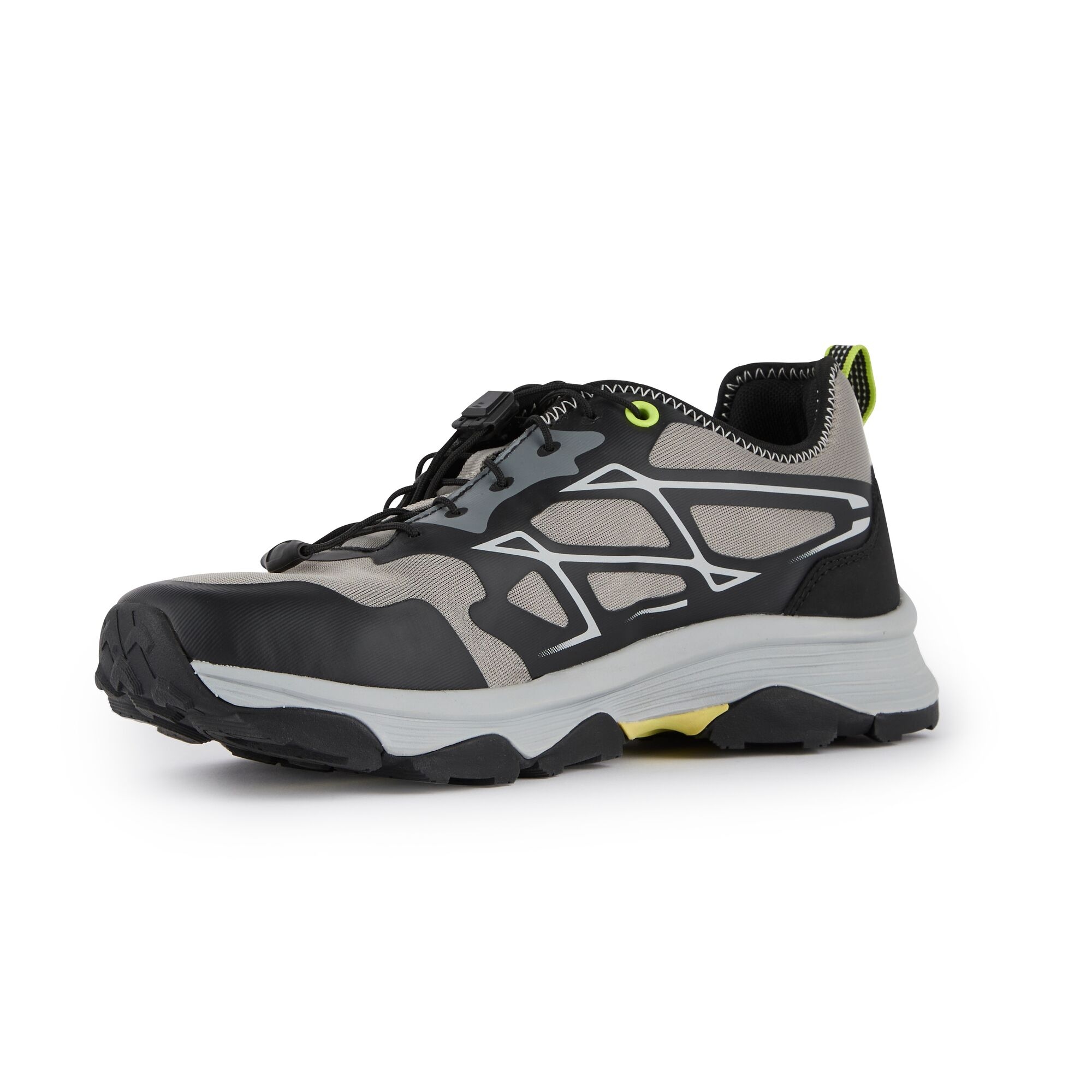 Men's Blaze Trainers | Grey Black Lime?