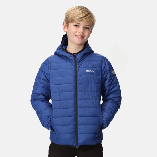 Kids' Hooded Marizion Padded Jacket | Red Sky Mineral Red