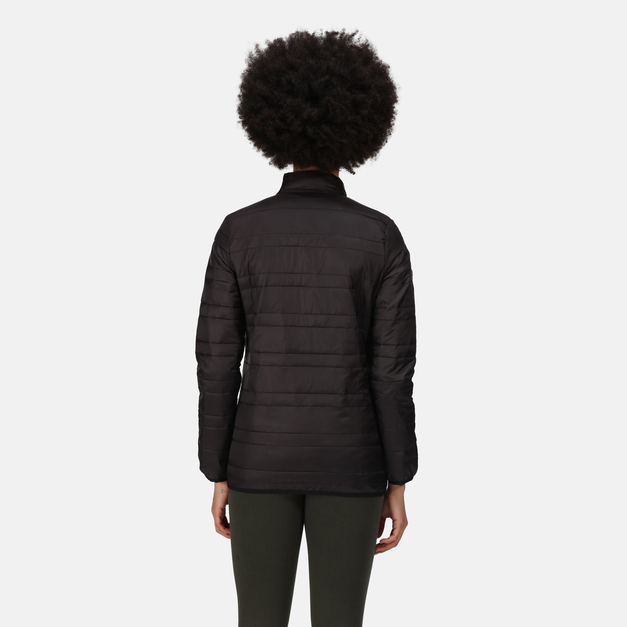 Women's Firedown Baffled Quilted Jacket | Black