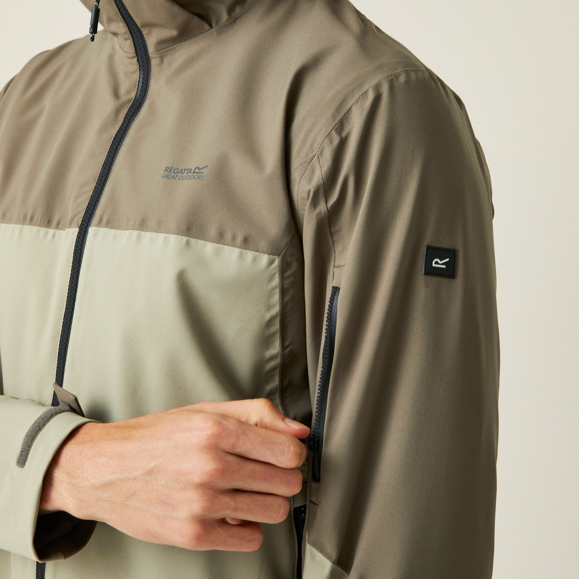 Men's Bosfield III Waterproof Jacket | Golden Sand Treetop