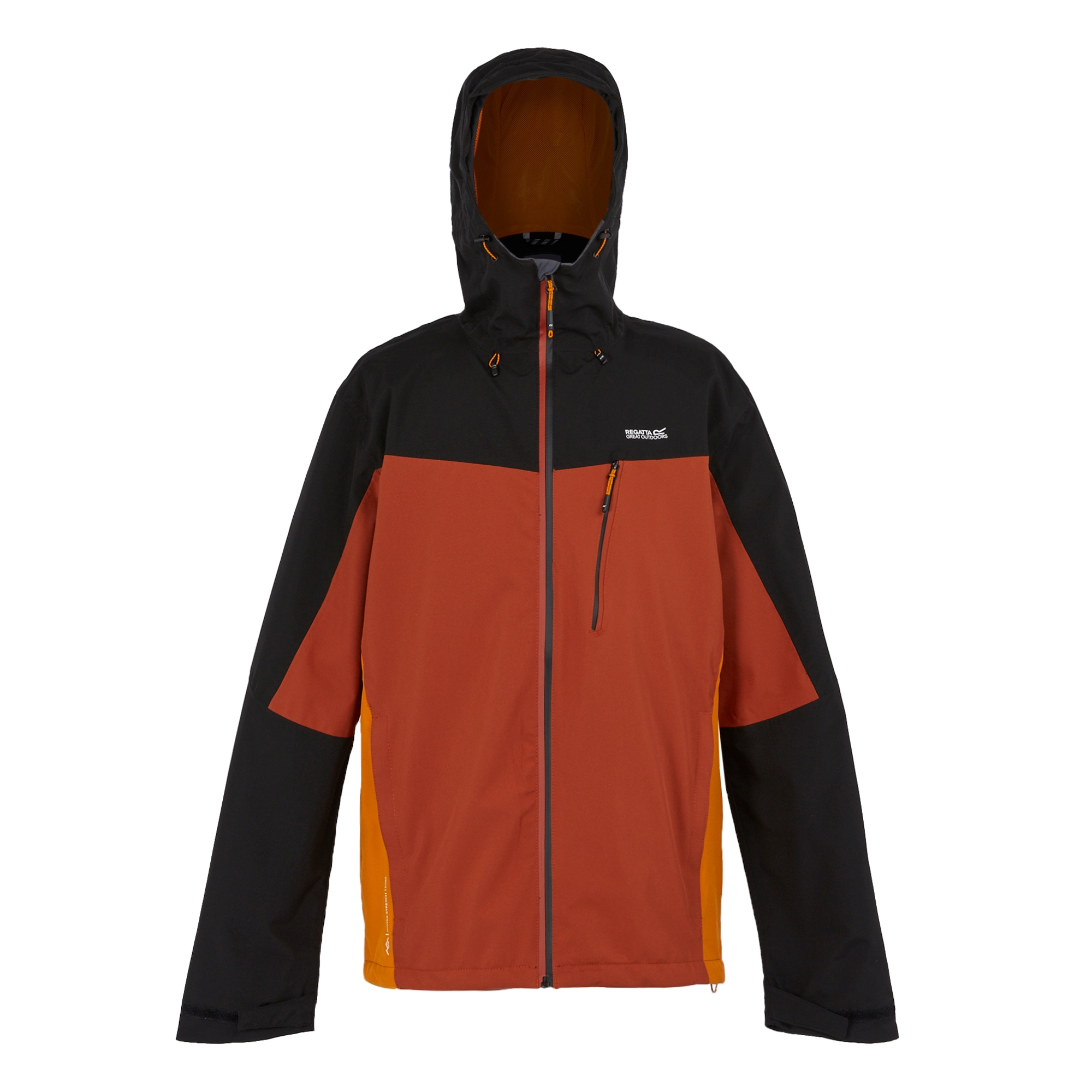 Men's Birchdale Waterproof Jacket | Red Ochre Black