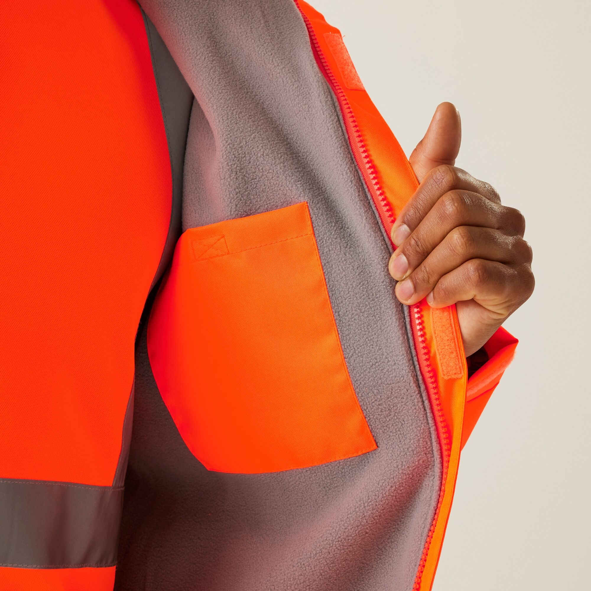 Men's Hi-Vis Pro Contract Dover Jacket | Orange