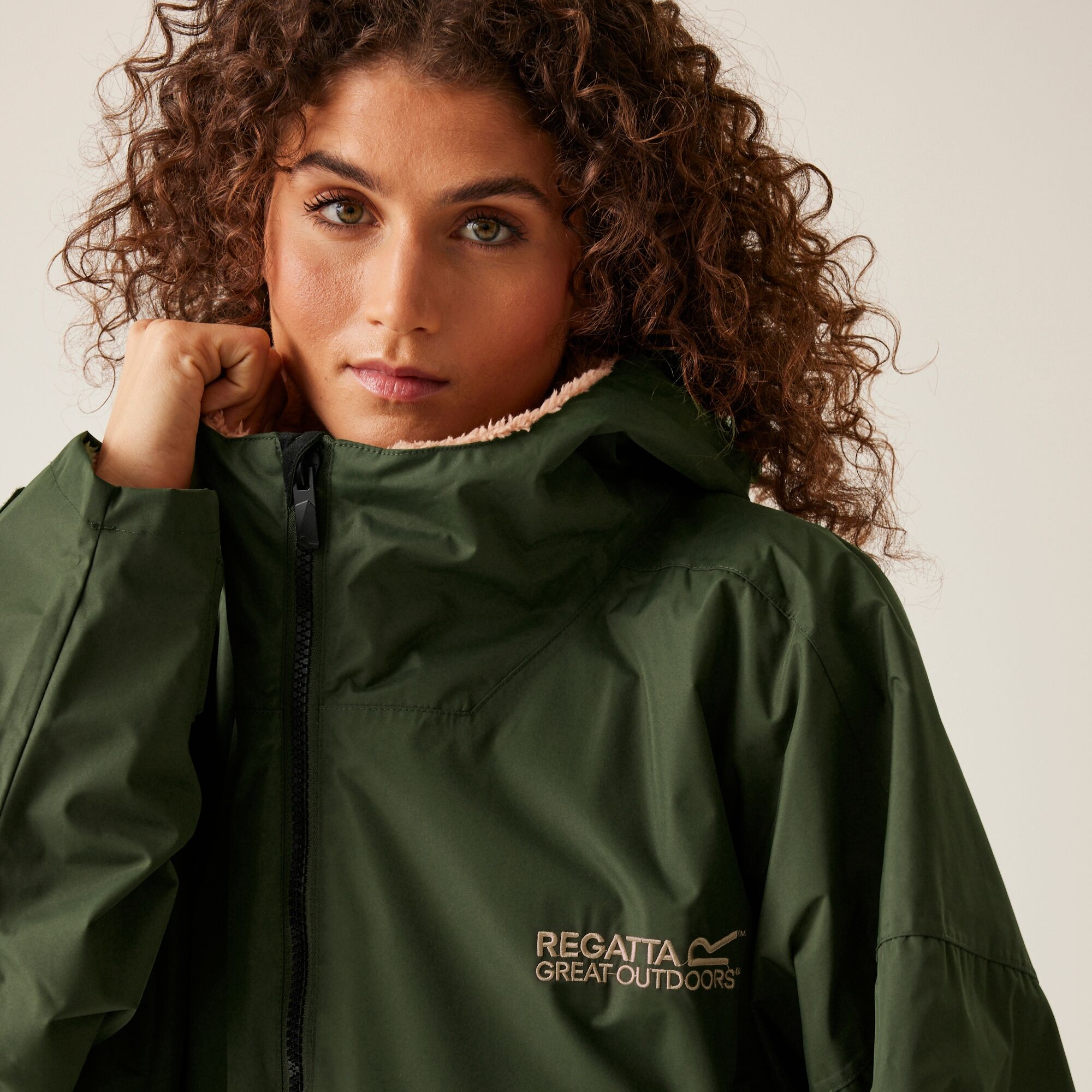 Adult's Waterproof Changing Robe | Dark Khaki