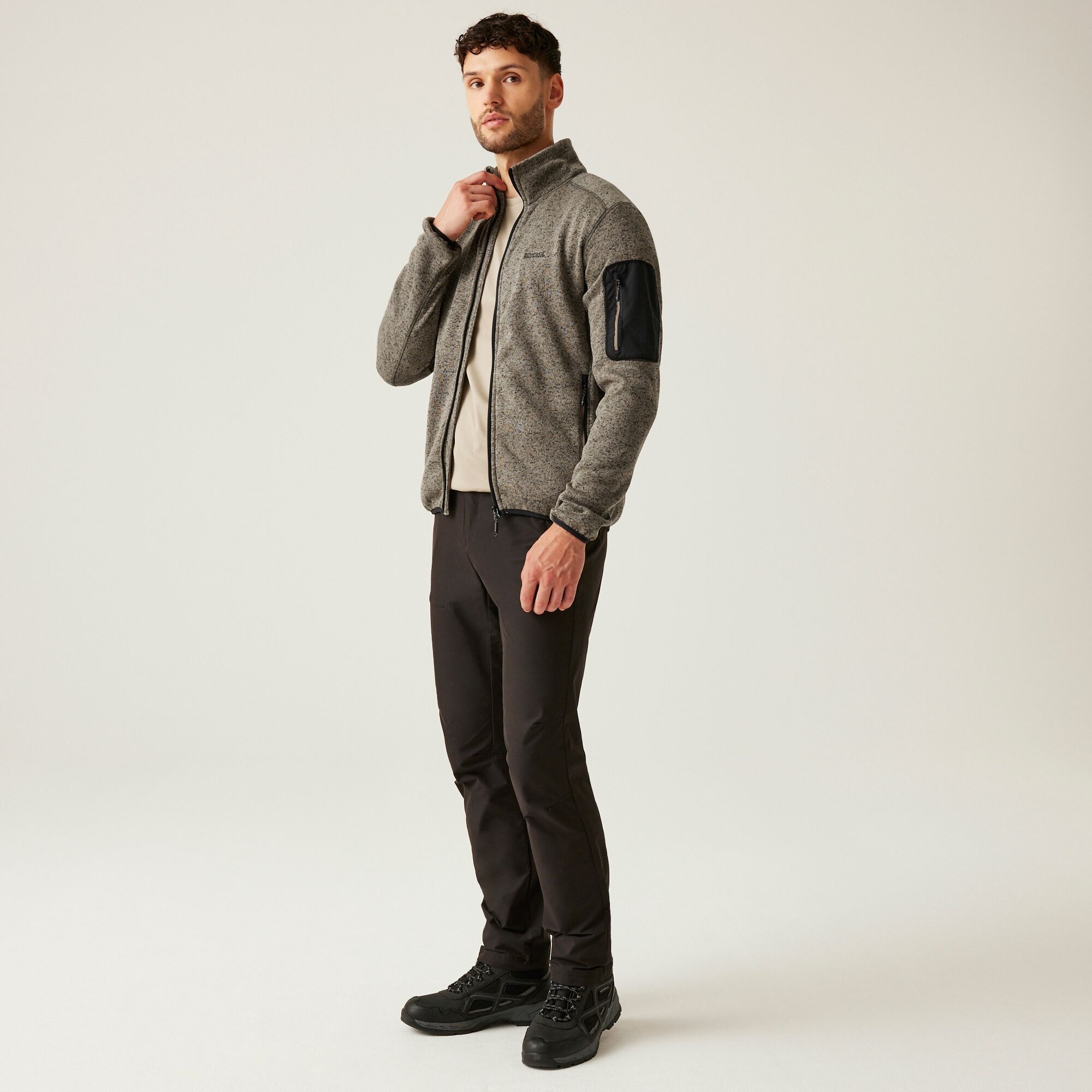 Men's Newhill Full Zip Fleece | Golden Sand