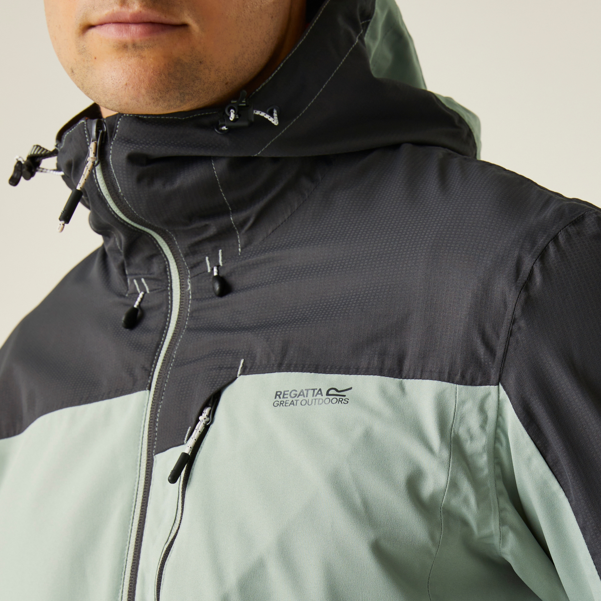 Men's Highton IV Stretch Waterproof Jacket | Glacier Ash