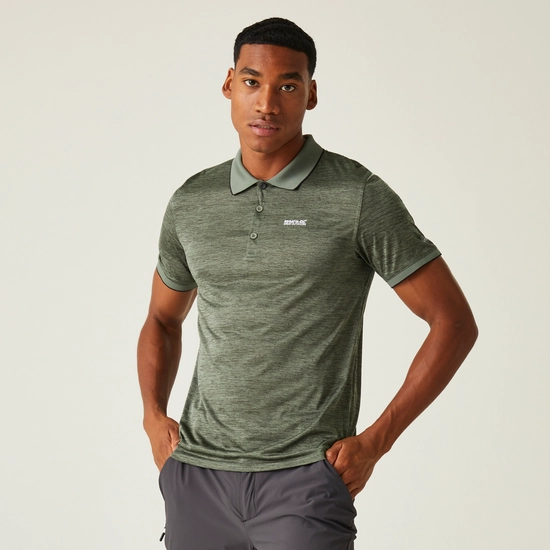 Men's Remex II Jersey Polo Shirt | Nephrite Green Solid