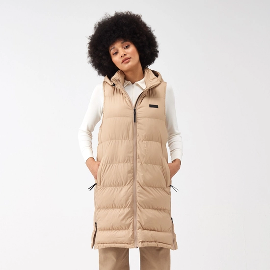 Women's Ganella Quilted Longline Gilet | Black