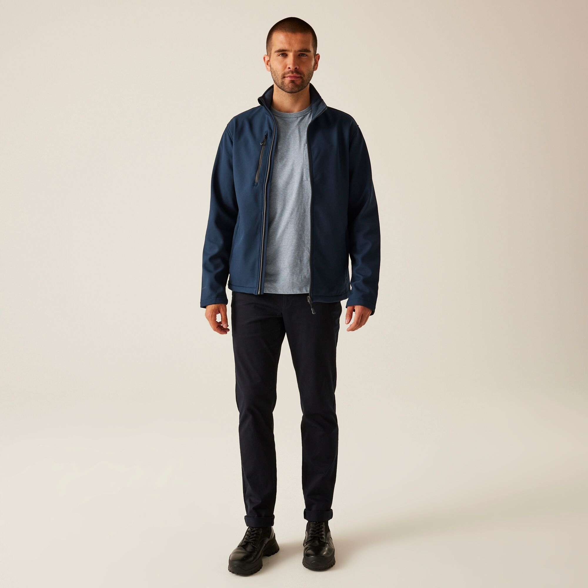 Men's Honestly Made Recycled Softshell Jacket | Navy