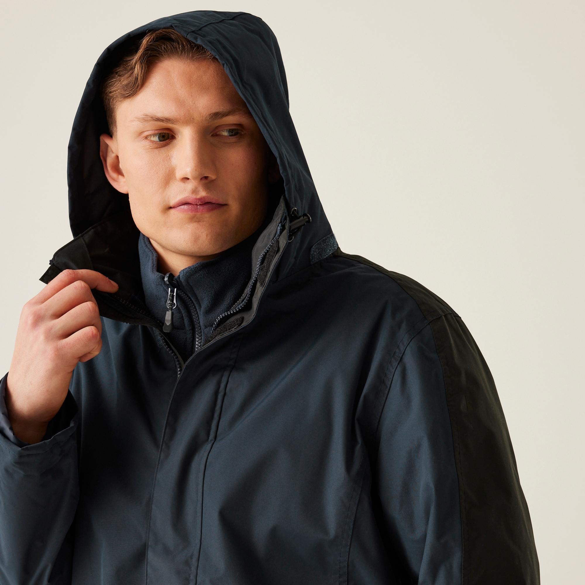 Men's Defender III Waterproof 3 In 1 Jacket | Navy Black