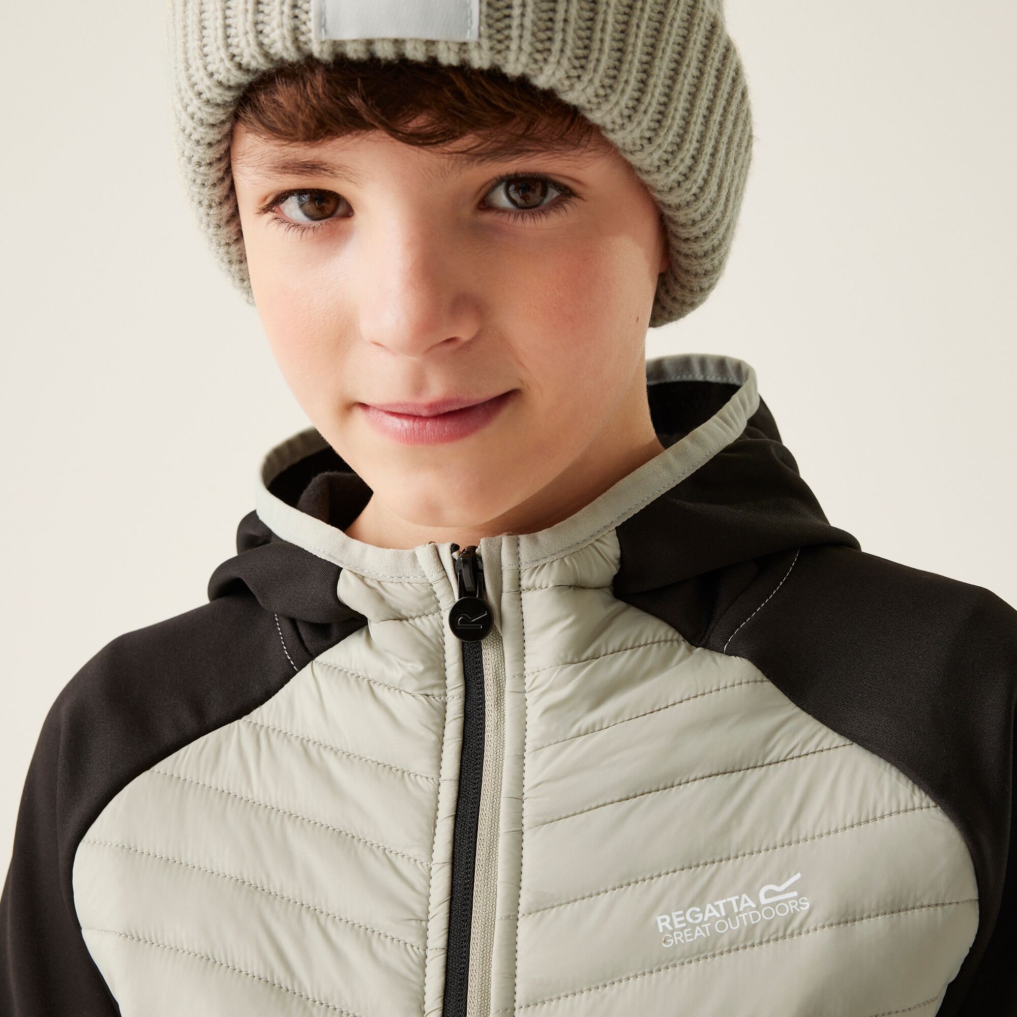 Kids' Kielder Hybrid VIII Jacket | Black Abbeystone