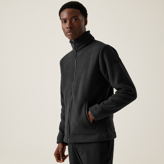 Men's Garrian II Full Zip Fleece | Ash Black Lining
