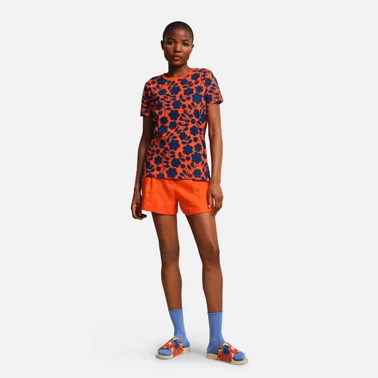 Orla Kiely Tee | Spinning Flower Black