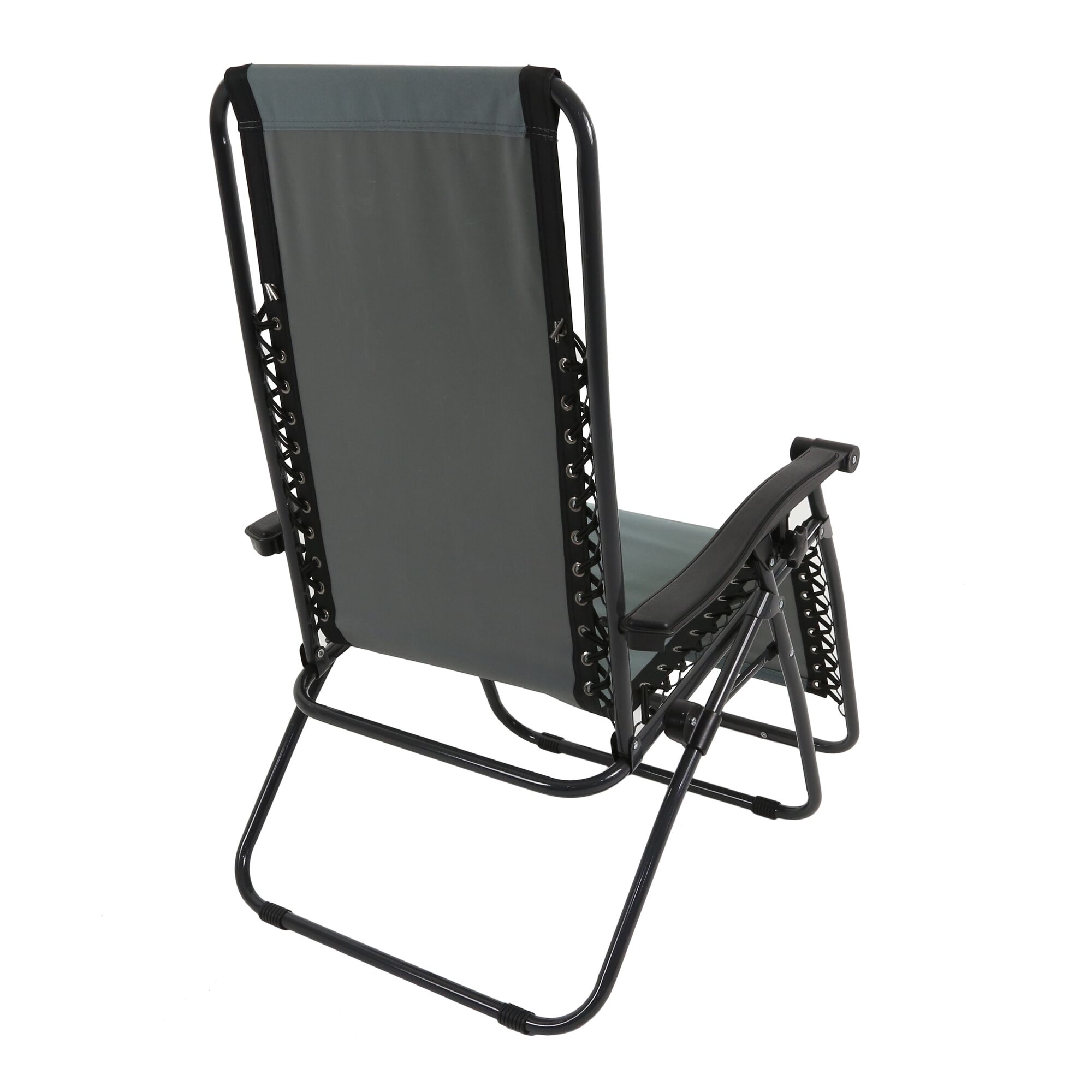 Colico Reclining Lounge Chair | Black Seal Grey
