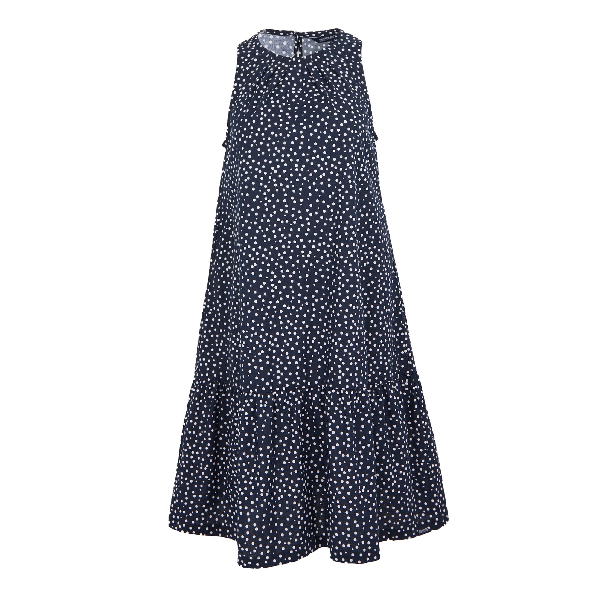 Women's Trisa Smock Dress | Navy White Micro Dot