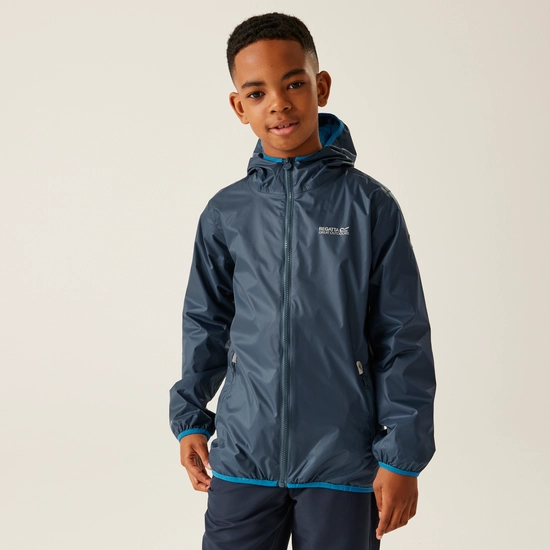 Kids' Lever II Waterproof Packaway Jacket | Peach Bloom