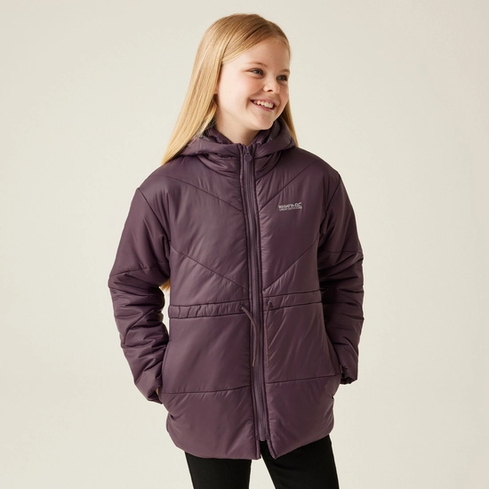 Kids'  Rurie Quilted Jacket | Deep Plum