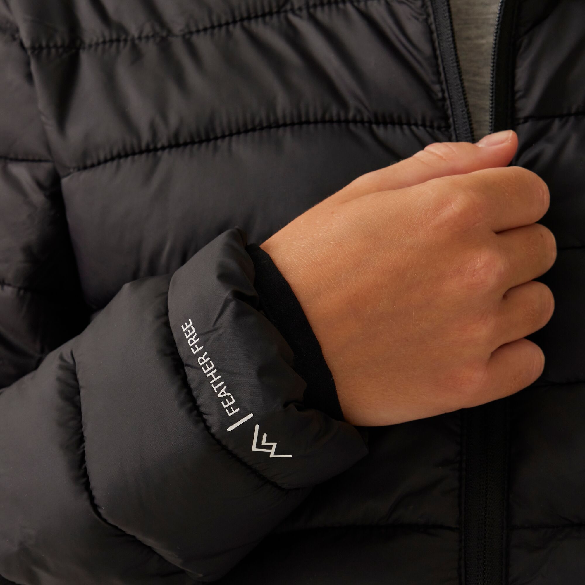 Kids' Hooded Marizion Padded Jacket | Black