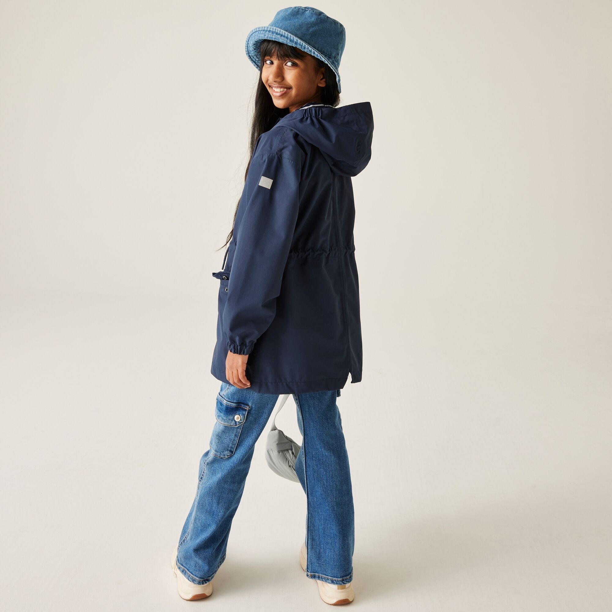 Kids' Ballina Waterpoof Jacket | Navy Navy White Stripe