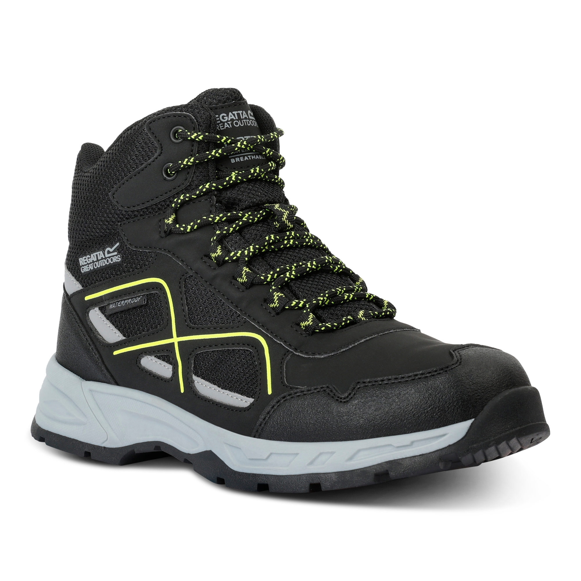 Men's Vendeavour Walking Boots | Black Lime Punch