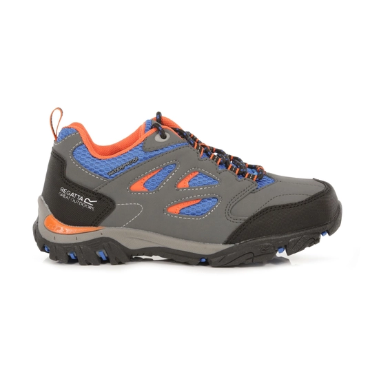 Kids' Holcombe Waterproof Low Walking Shoes | Navy Blazer Lime Punch