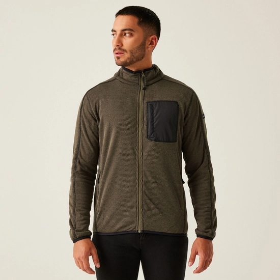 Men's Kitom Full Zip Fleece | Navy Marl