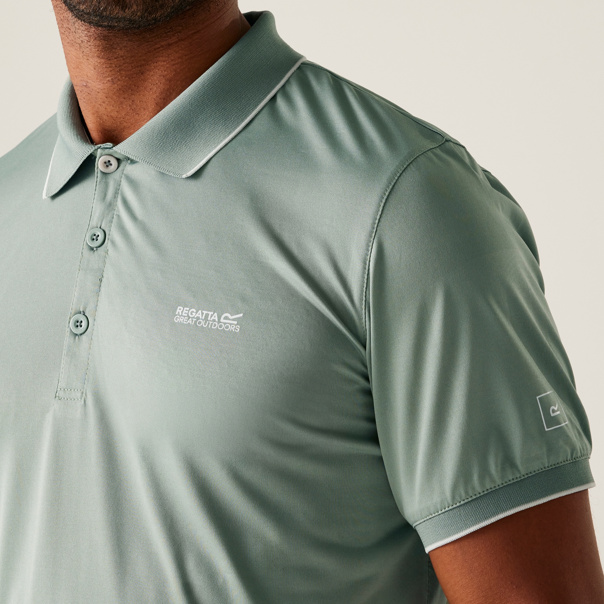 Men's Remex II Jersey Polo Shirt | Glacier Solid