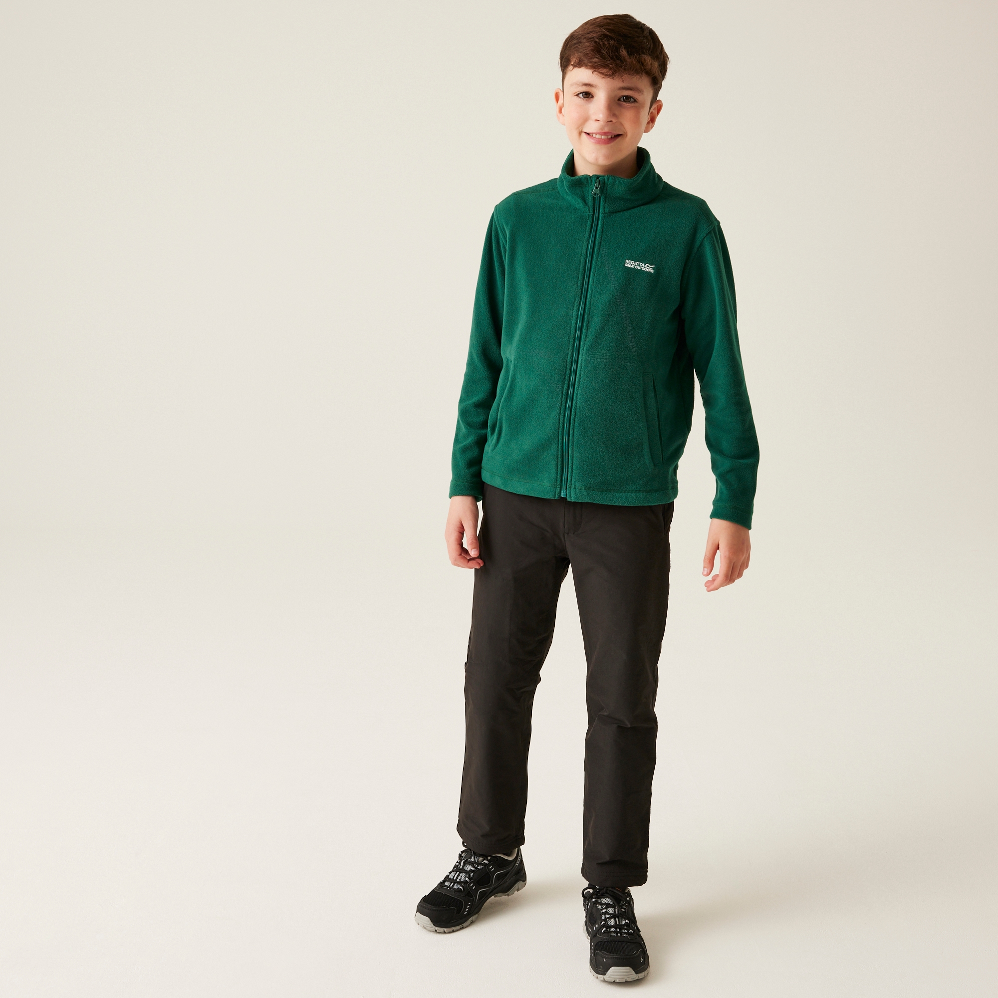 Kids' King II Full Zip Fleece | Rain Forest