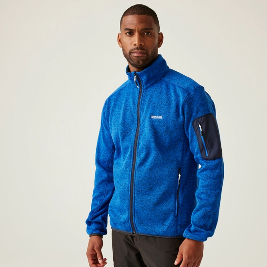 Men's Newhill Full Zip Fleece | Moroccan Blue Navy Fox