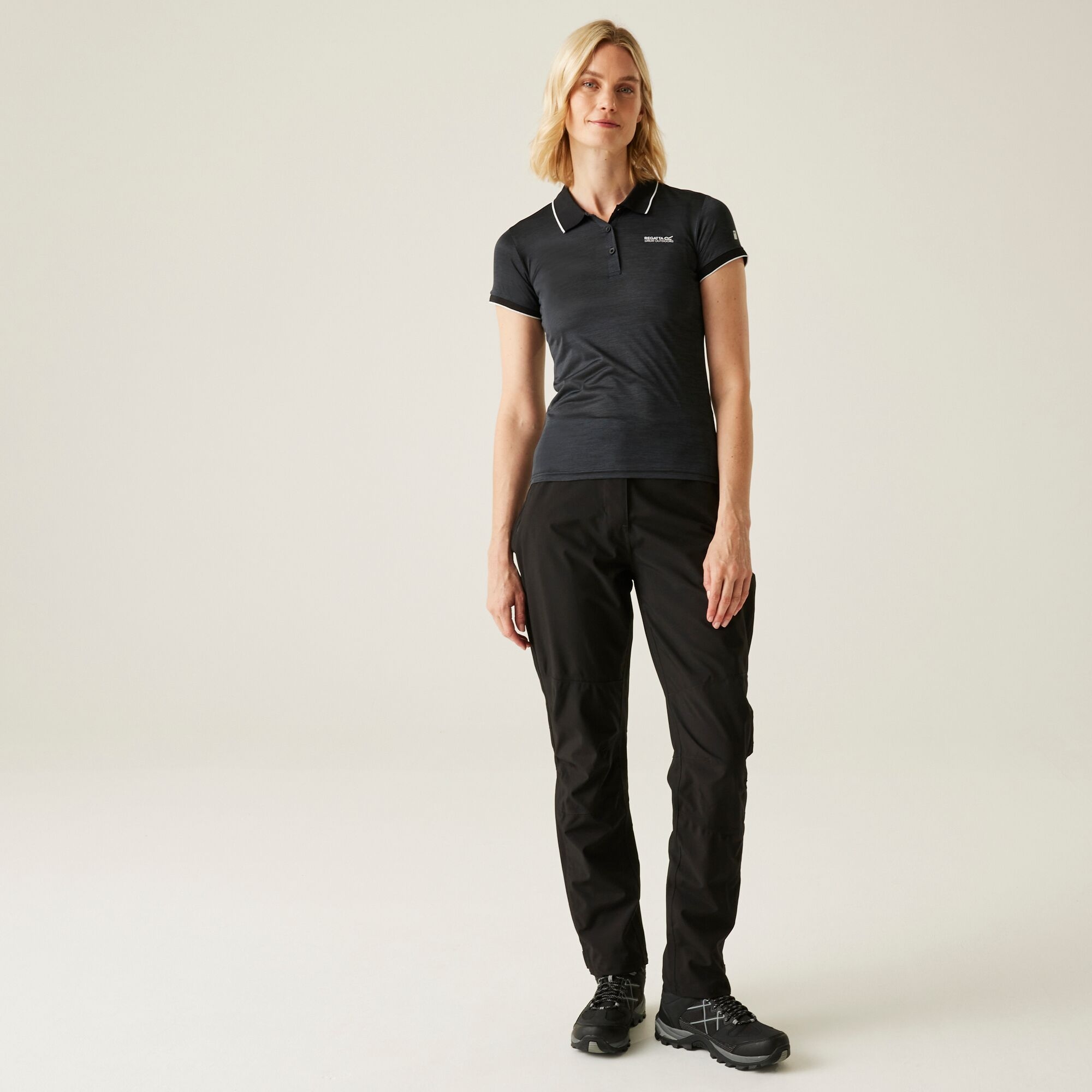Women's Remex II Active Polo Shirt | Black