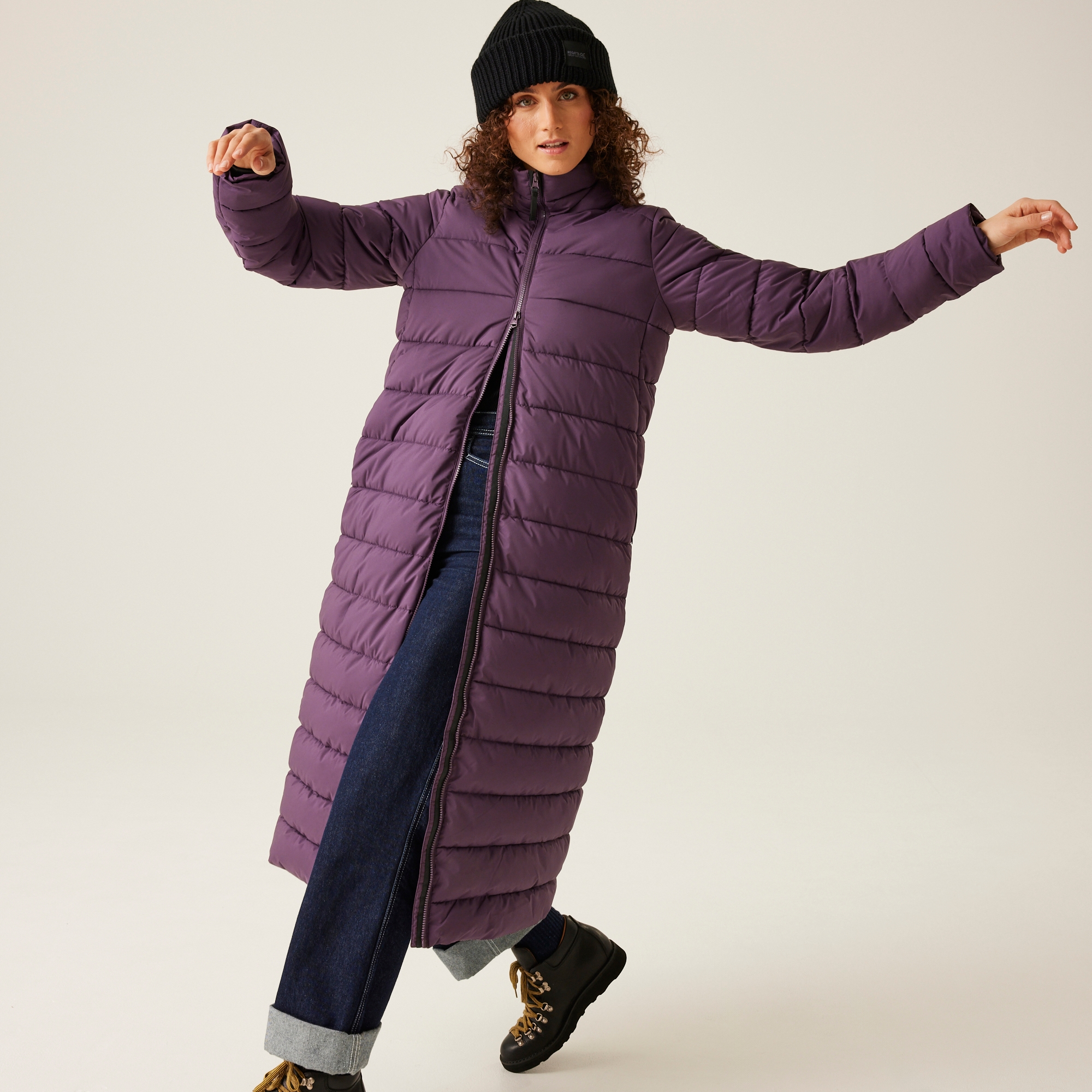 Women's Elender Quilted Jacket | Deep Plum