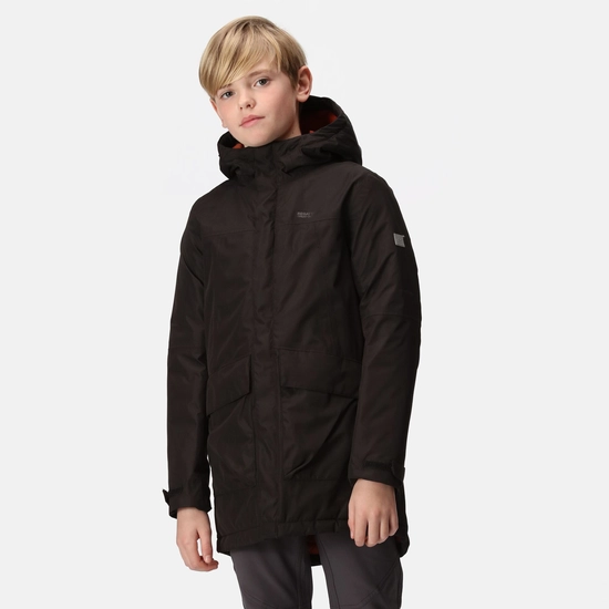 Kids' Farbank Waterproof Jacket | Nephrite Green Black
