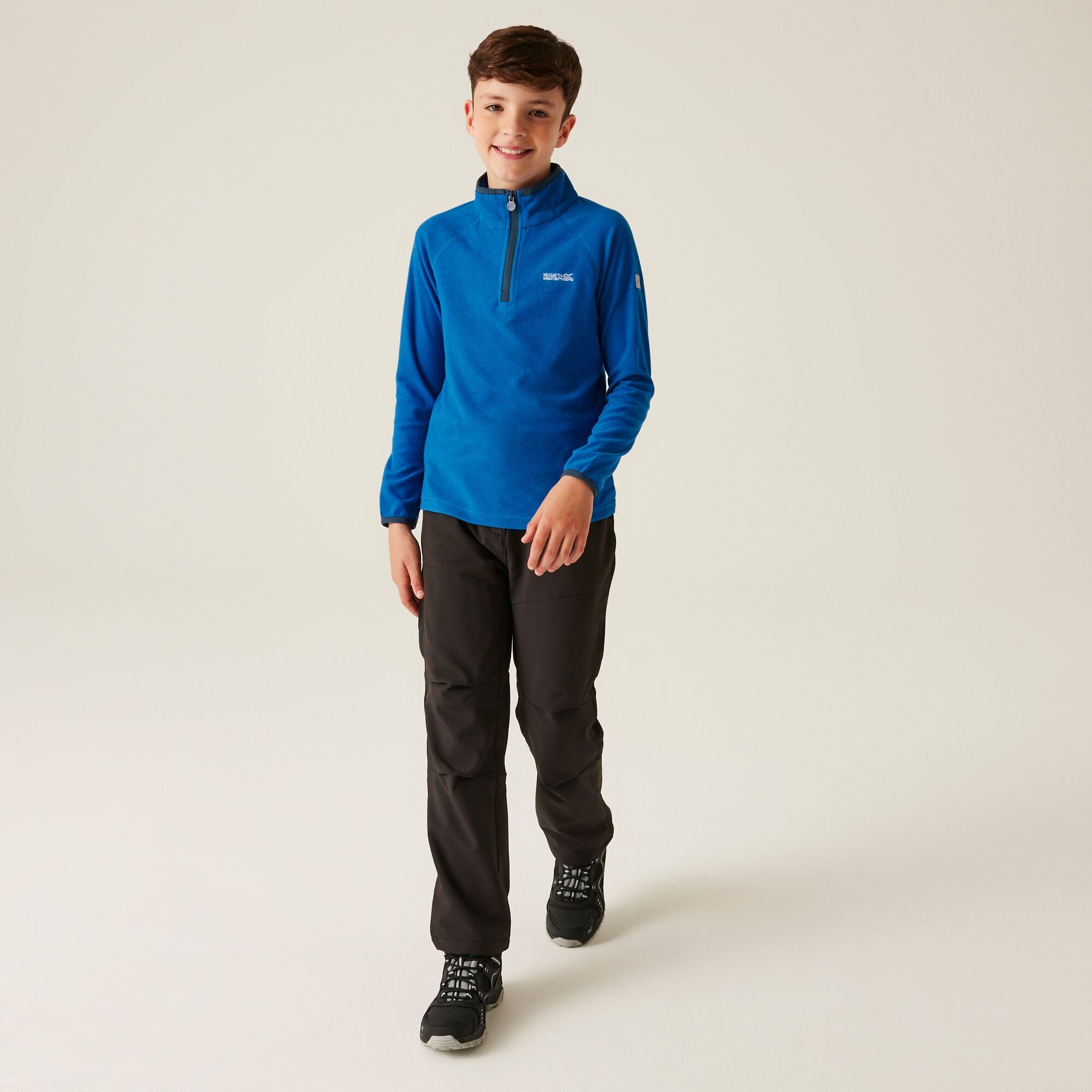 Kids' Loco Half Zip Fleece | Indigo Blue