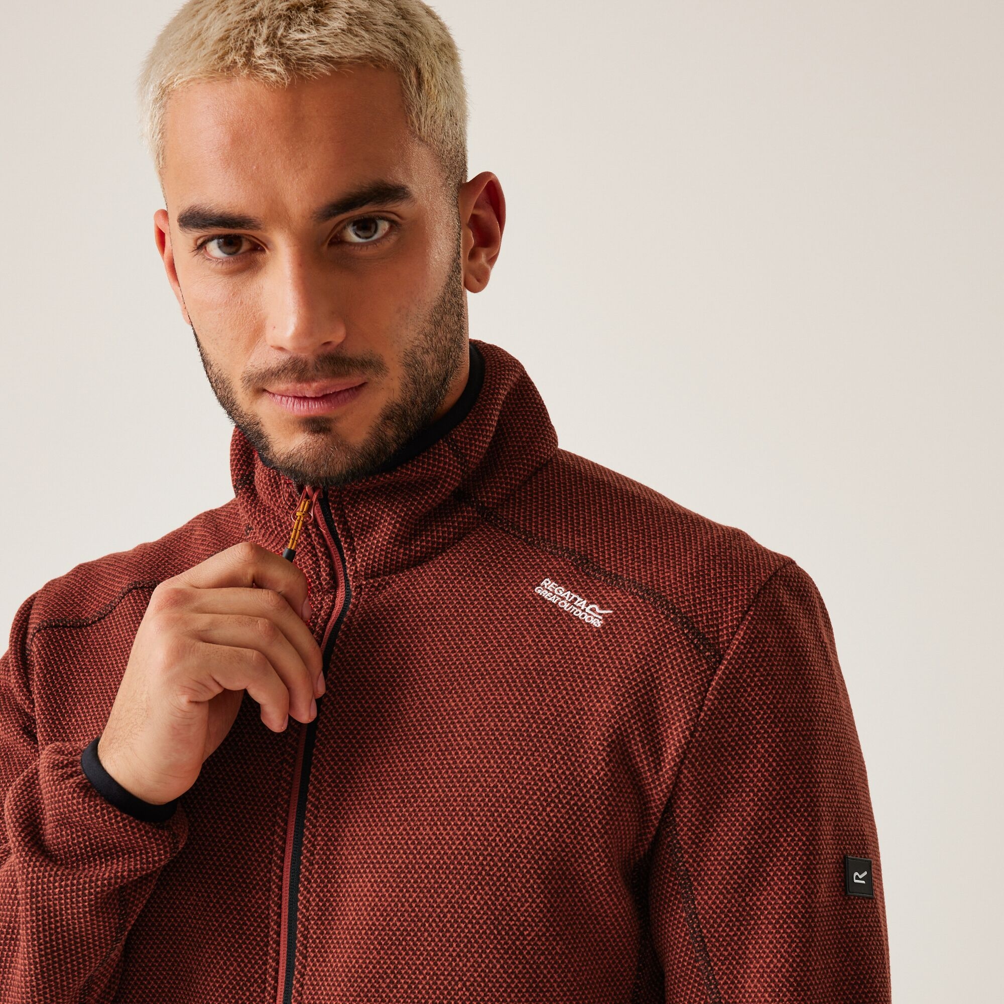 Men's Torrens Full Zip Midweight Fleece | Red Ochre