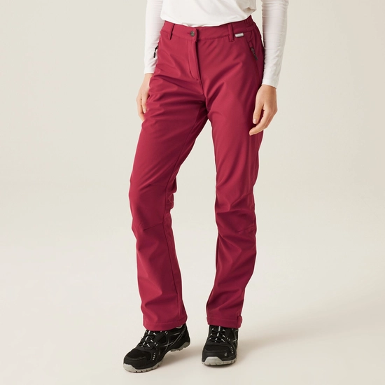 Women's Geo II Softshell Walking Trousers | Rumba Red