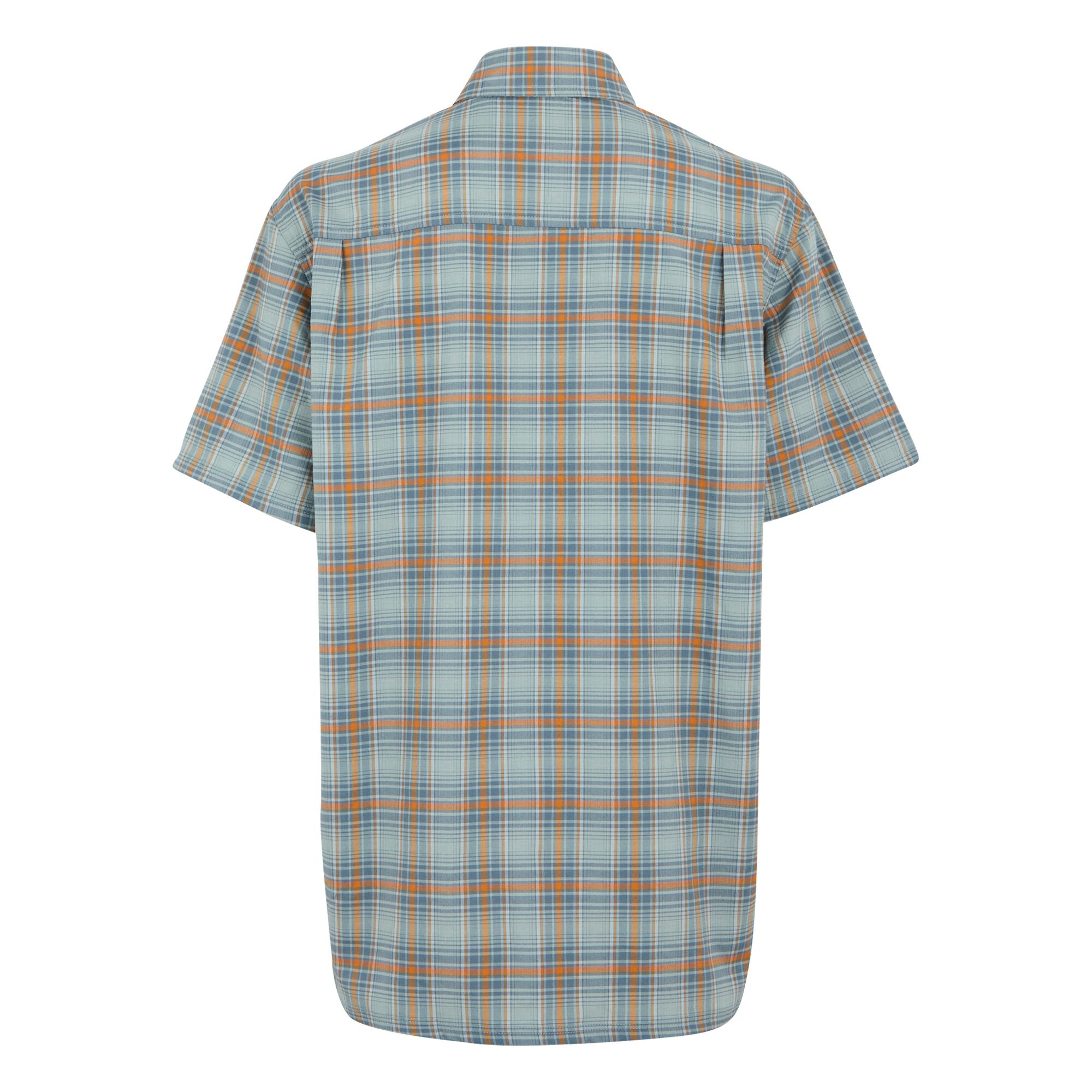 Men's Begarno Short Sleeve Shirt | Glacier Stormy Weather Fox Check