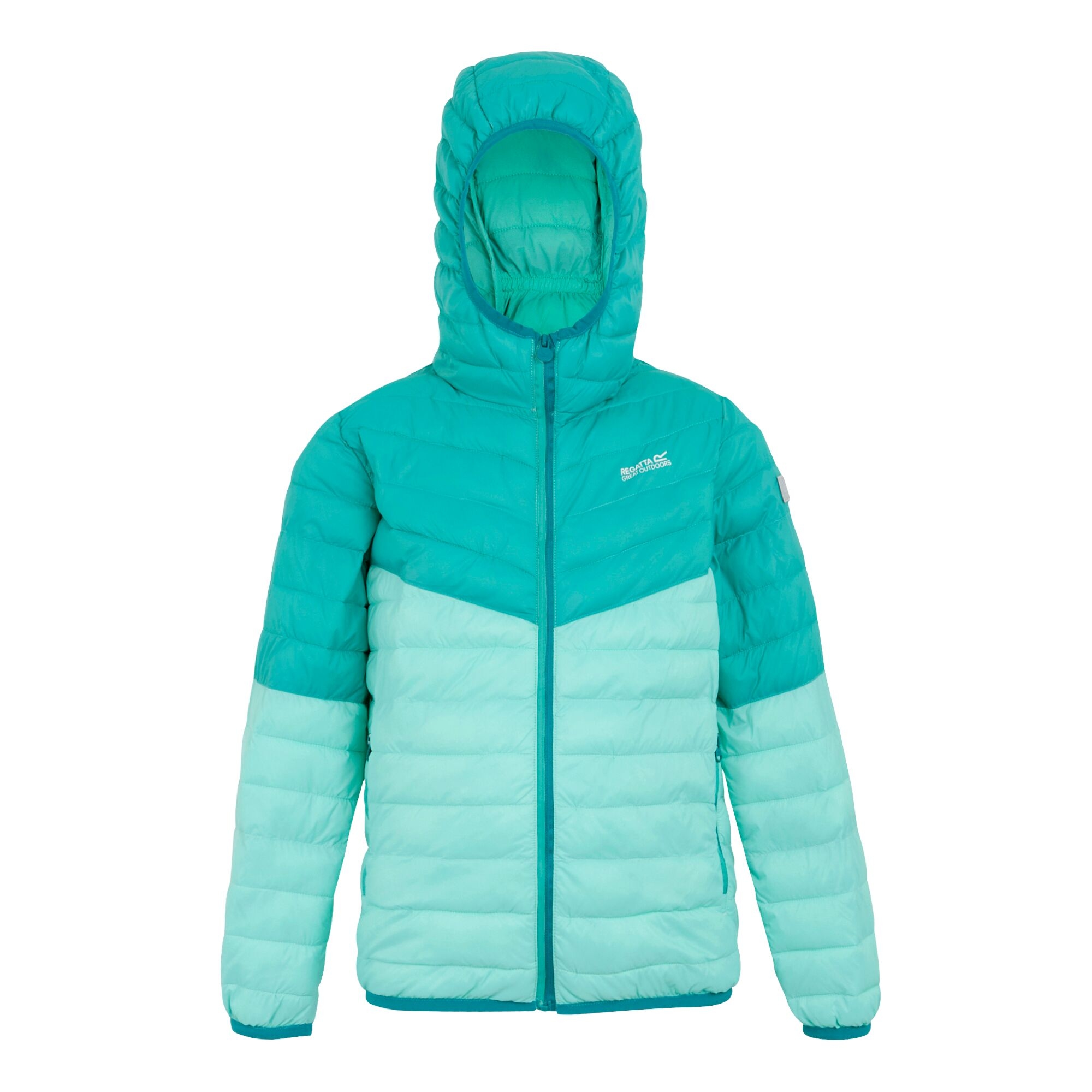 Kids' Hillpack III Hooded Jacket | Aruba Blue Turquoise Exotic Plume