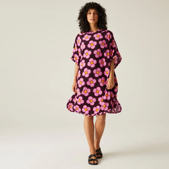 Orla Kiely Towelling II Robe | Spinning Flower Morello
