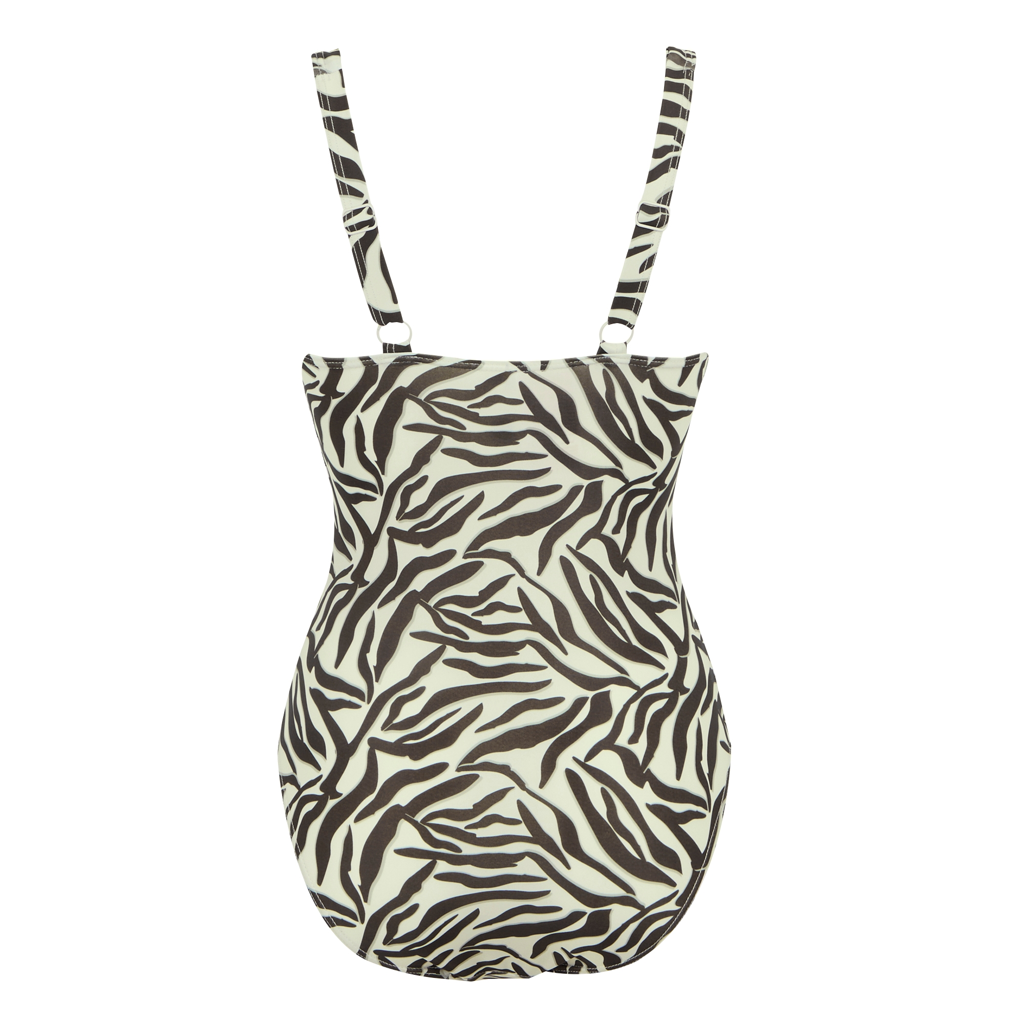Women's Sakari Tummy Control Costume | Tonal Zebra Print