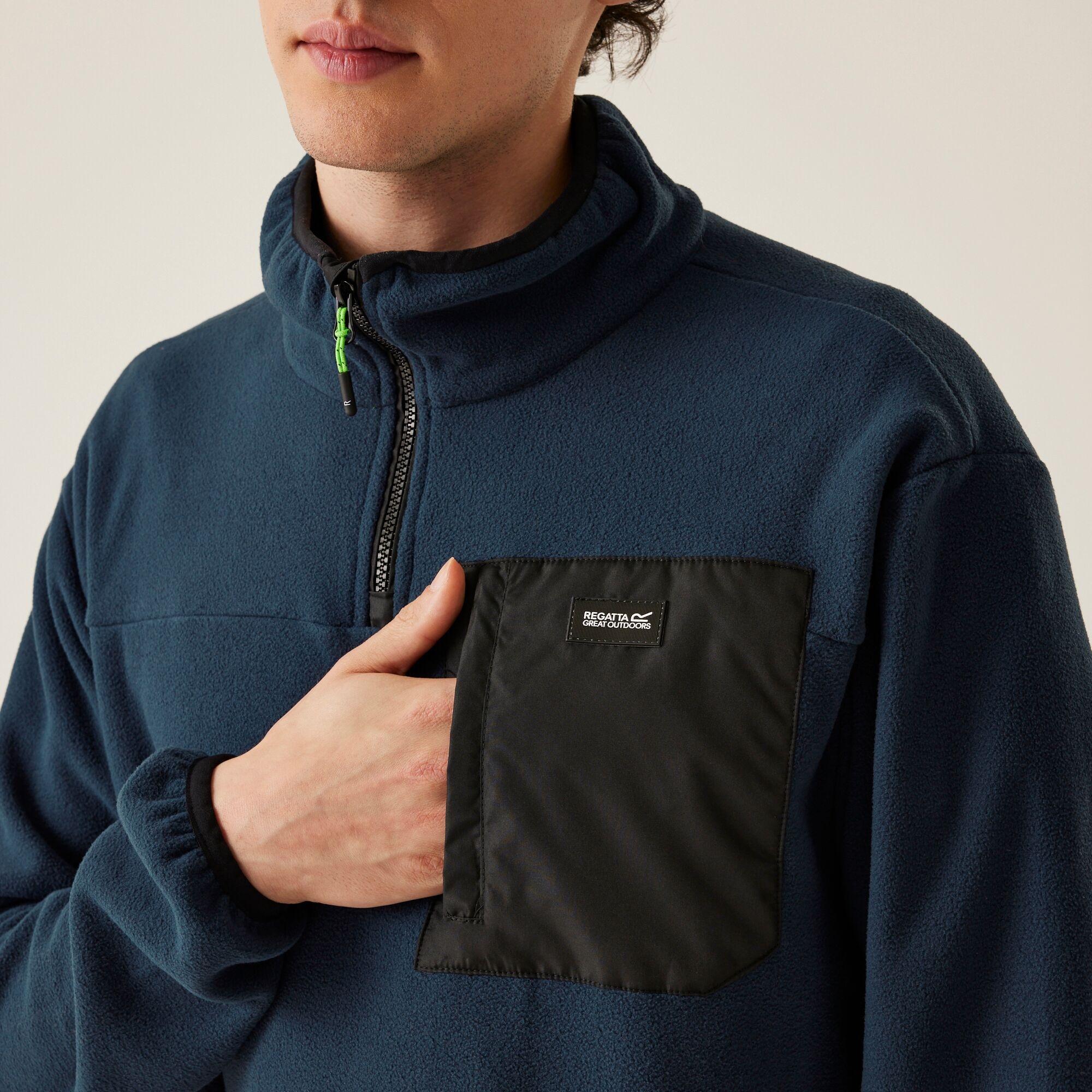 Men's Frankie Half Zip Fleece | Navy