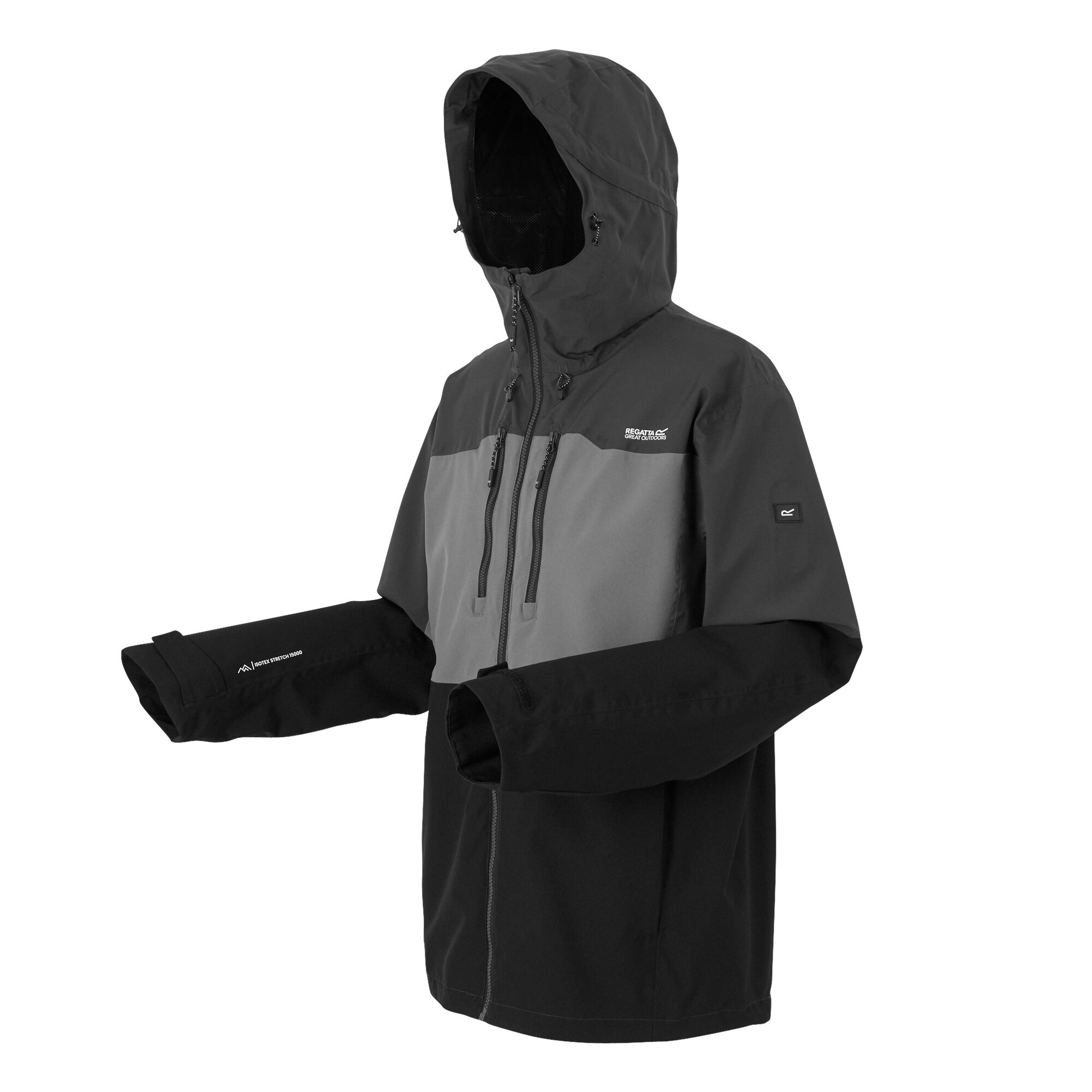 Men's Maland II Waterproof Jacket | Granite Grey Ash Black