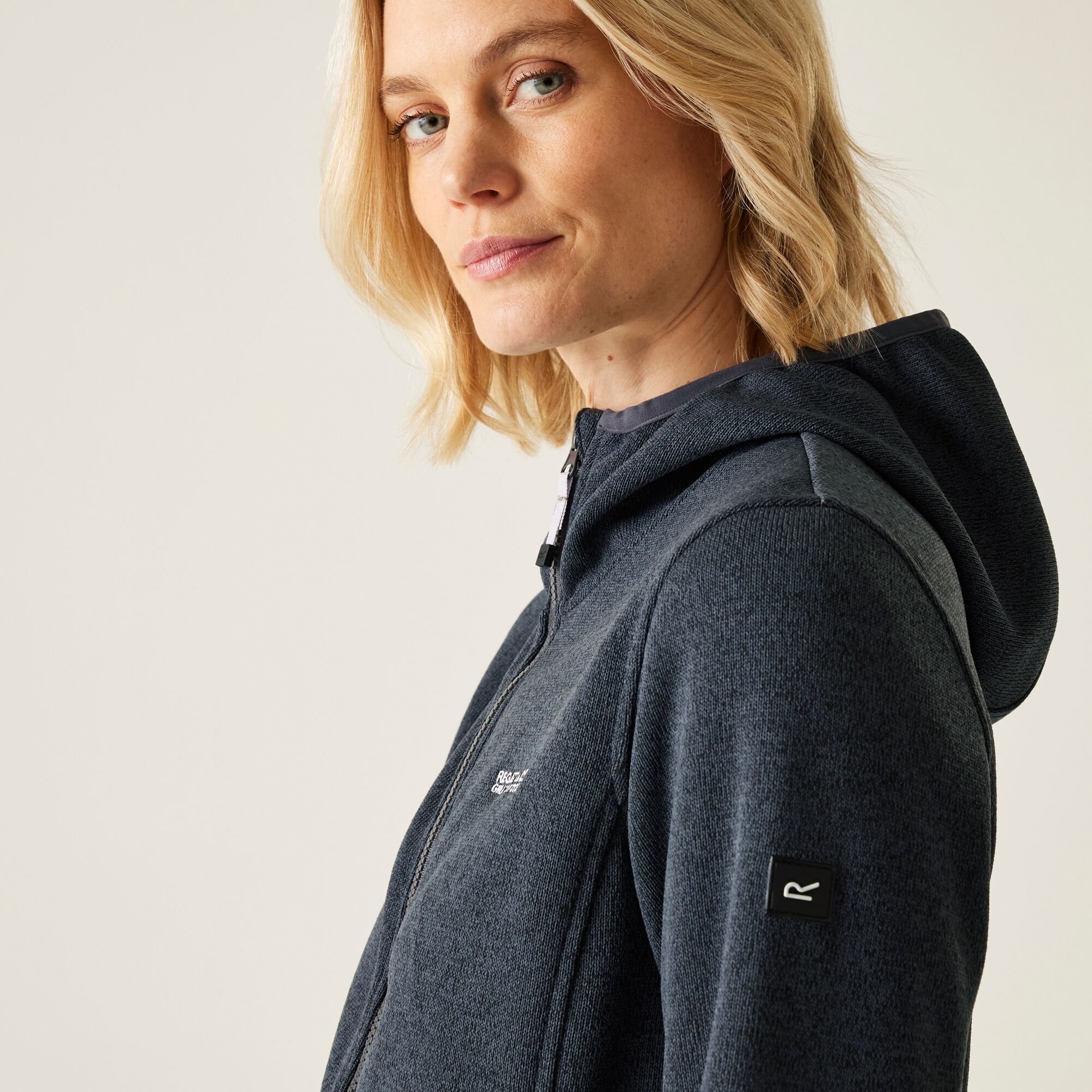 Women's Bloomfield Longline Fleece | Seal Grey Lilac Hint